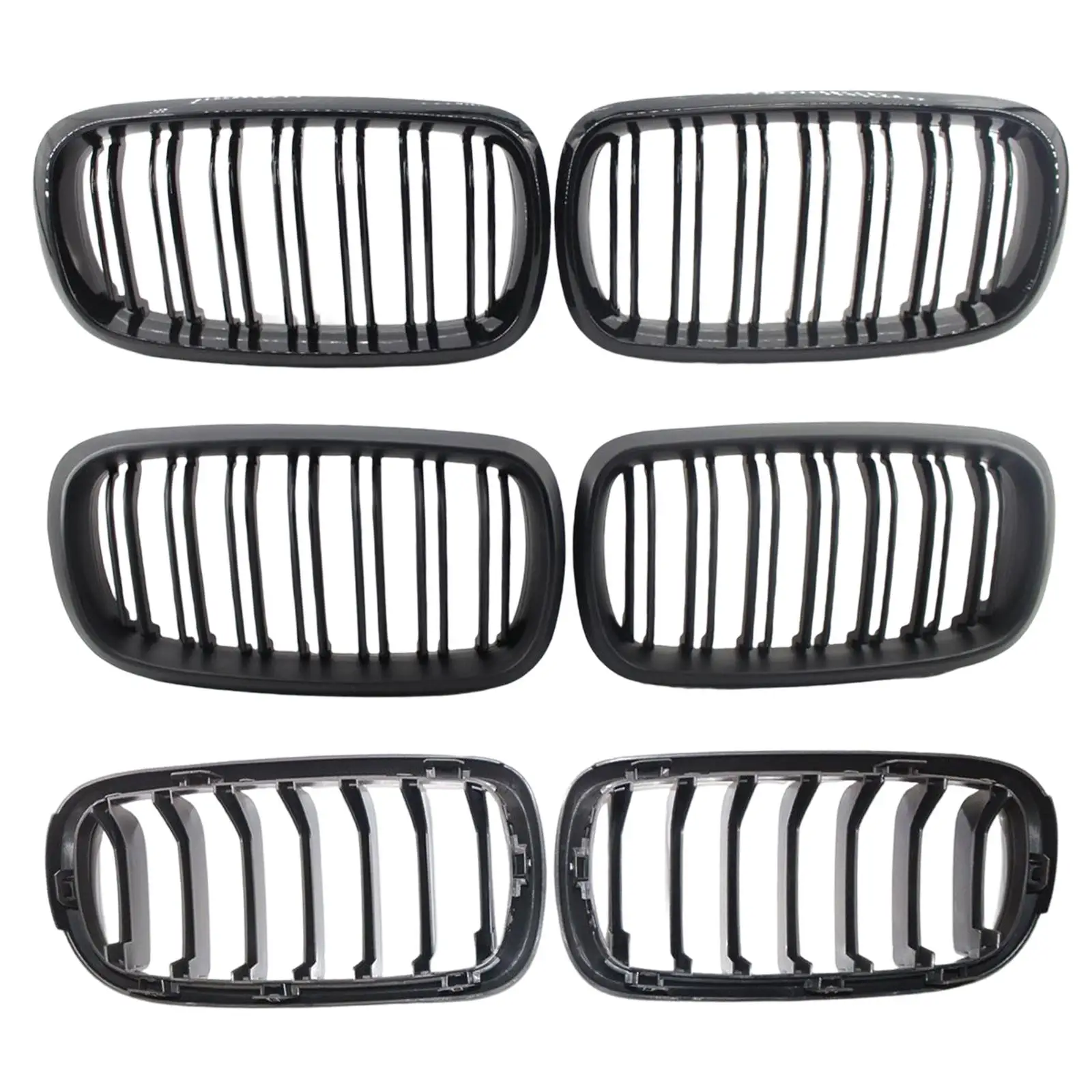 

Front Upper Kidney Grill Grille, 51117294486 51117294485 51137316061 51137316062 for x5 x6 F15 F16 2014-2017 Automotive ABS