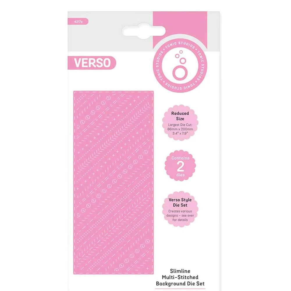 

New Slimline Multi-stitched Backgroun Metal Craft Cutting Dies Diy Scrapbook Paper Diary Decoration Card Handmade Embossing