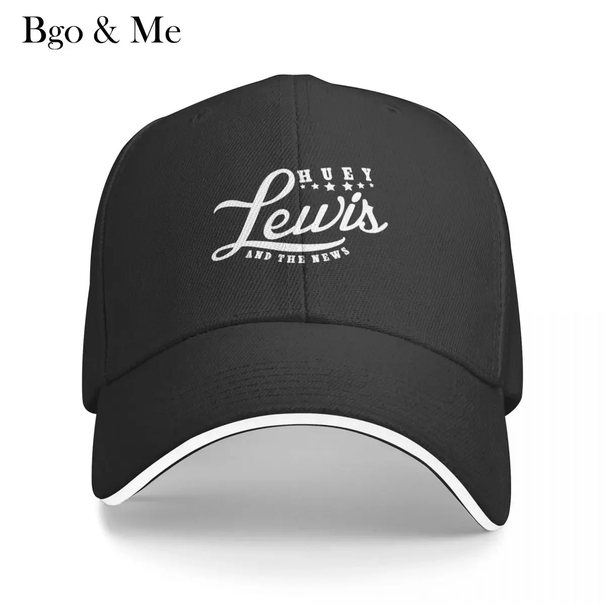 

2023 New Huey Lewis And The News - Coral Script Baseball Cap Luxury Man Hat Hiking Hat Birthday Hats For Women Men's