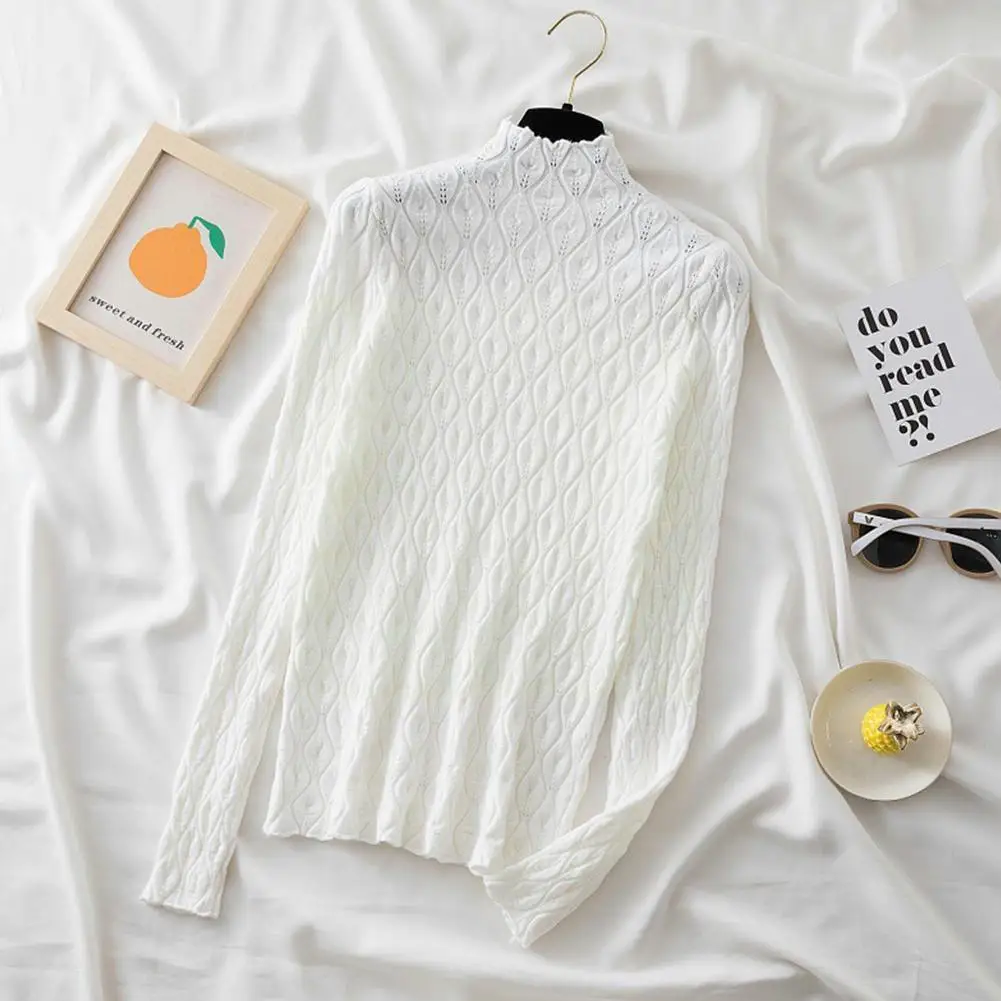 

2021 кашемировая водолазка, женский свитер, вязаный крючком Тонкий теплый приталенный зимний топ, базовый свитер, пуловер, джемпер, вязаный F0c7