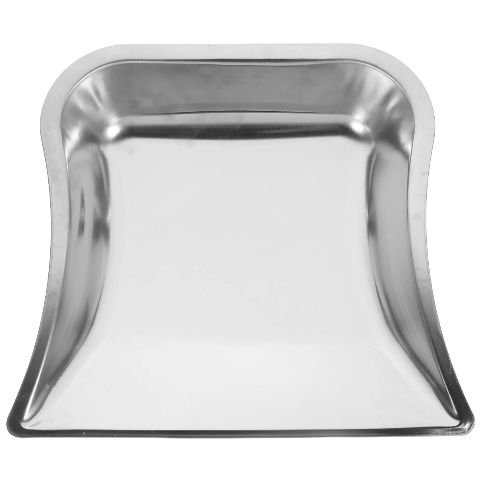 

Stainless Trash Can Desktop Dustpan Durable Steel Scoop Home Cleaning Tool Convenient Portable Office Practical