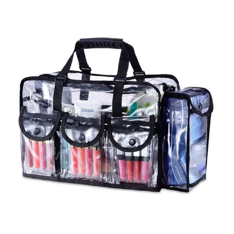 

Men's Women Cosmetic Bag Transparent Waterproof Large Capacity Lipstick Toiletries Skin Care Products Makeup Bag Organizer