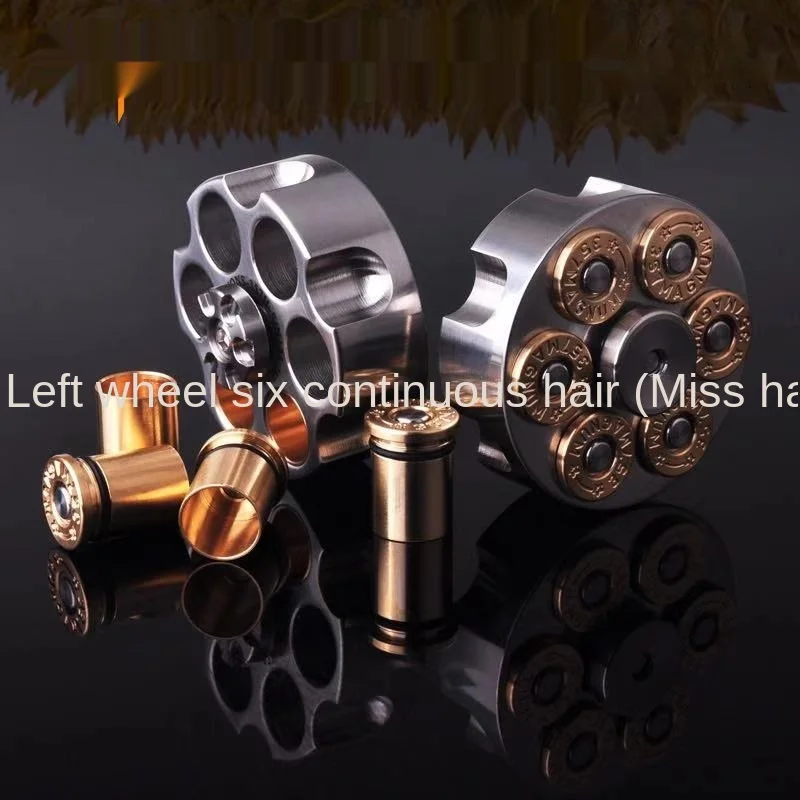 

Left Wheel Fingertip Gyro Brass Stainless Steel Hand Spinner Adult Fingertip Peg-Top Plaything