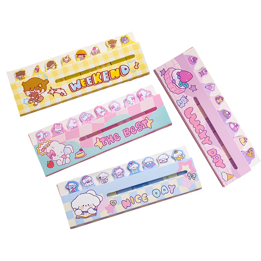 15 упаковок милые кавайные липкие заметки блокнот для ведения журнала блокноты