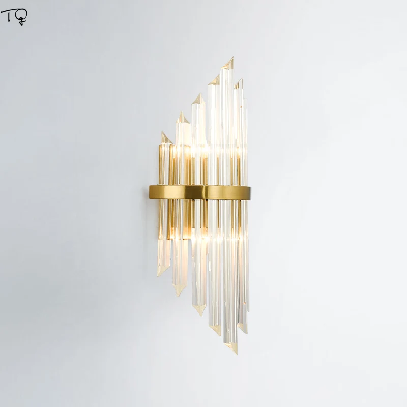 

Nordic Postmodern Luxury Gold Wall Lamp Led Designer Glass Indoor Lighting Living Room Decoration Dining Room Bedroom Model Room