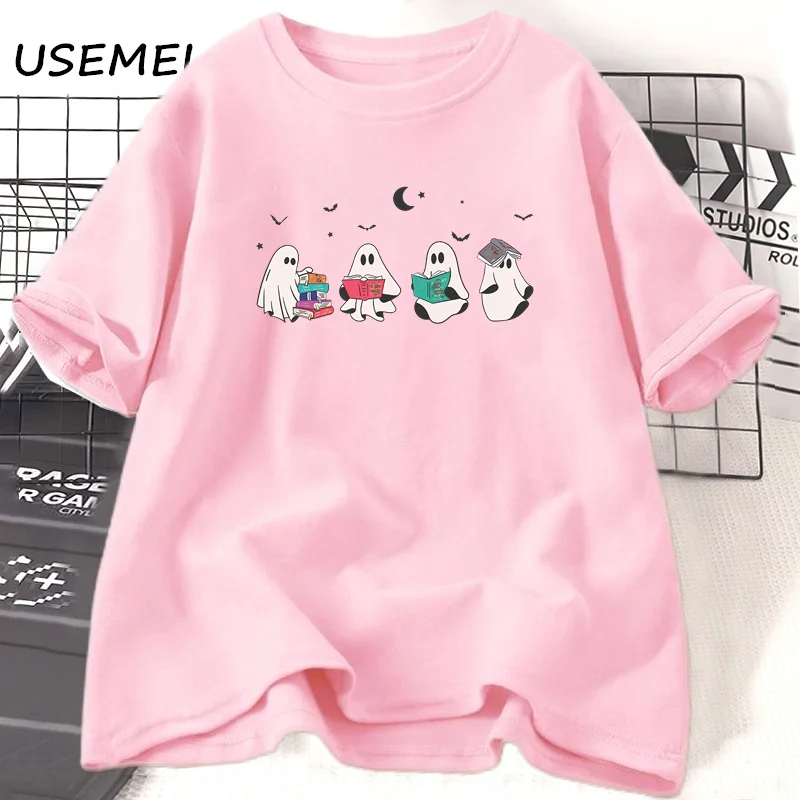 Футболка Acotar Ghost Halloween с книжным призраком Трон стекла Book SJM Футболки для чтения