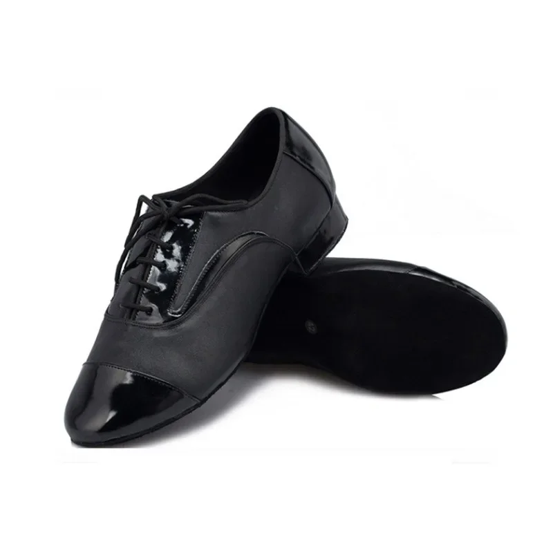Latin dance shoes men's genuine leather national standard adult outdoor samba cha tango salsa tênis