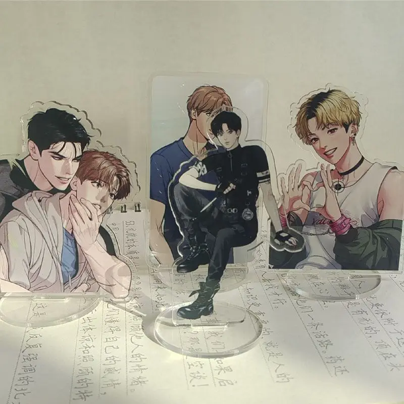

Painter of The Night KeyChain Men 야화첩 Key Chain Women Lezhin Plate Desk Decor Standing Collection Ornament Kids Acrylic Doll