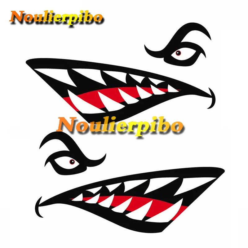 Автомобильные наклейки с тиграми акулой рот крутые автомобильные креативные