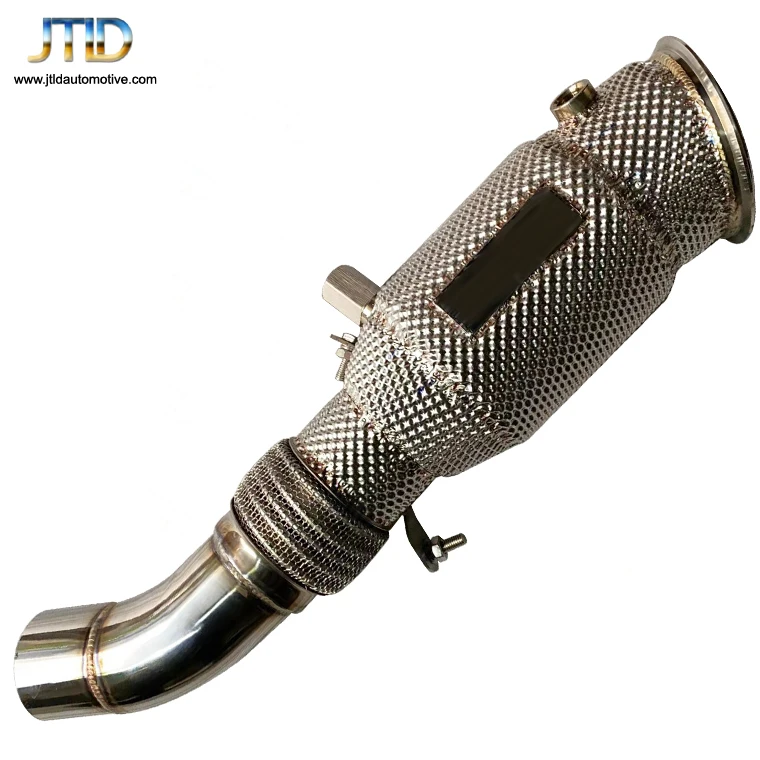 

For F30 328 N20 newest design performance Exhaust System sus304 exhaust cattless downpipe with heat shield