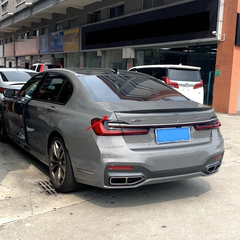 Задний спойлер багажника из углеродного волокна в стиле P Стайлинг автомобиля