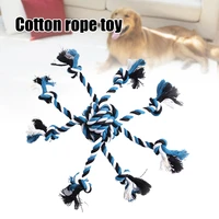 dog rope toy durable teeth cleaning chewing ball playing colorful knots pet supplies for dogs g10