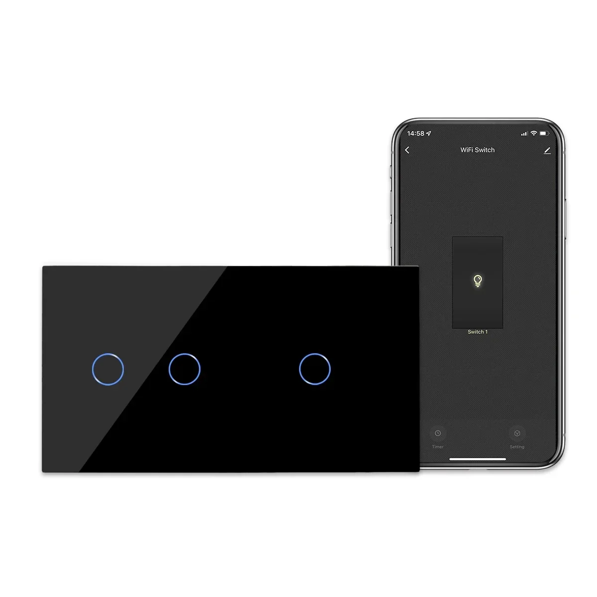 

Умный выключатель Bingoelec 1/2/3 Way