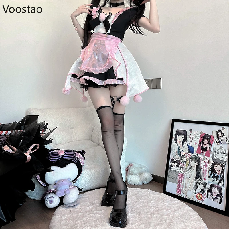 Женское платье для вечеринки в готическом стиле пикантные костюмы горничной