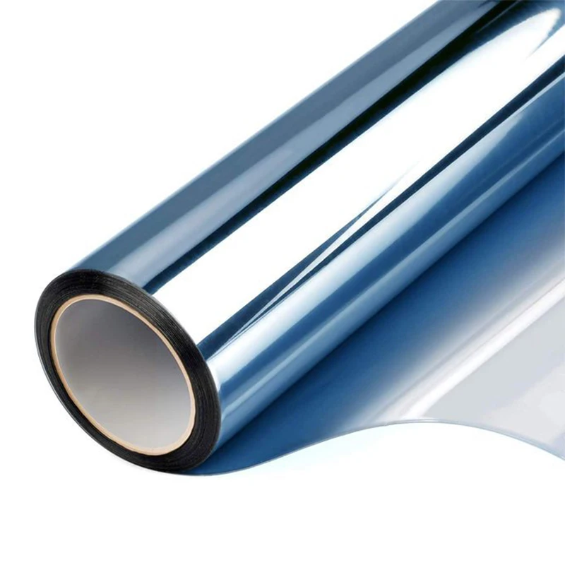 

Multi-size One Way Mirror Window Film Privacy Sun Blocking Glass Sticker Heat Control Reflective Film Self Adhesive Window Tint