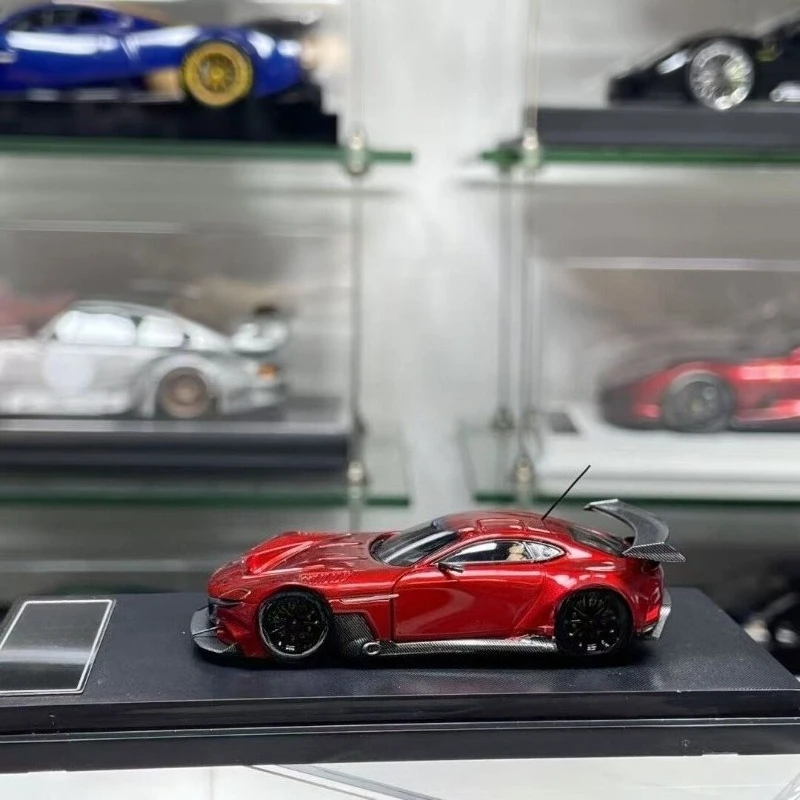 Фото Коллекционная модель автомобиля Mazda RX GT3 из сплава, масштаб 1:64, лимитированная серия, высококачественная имитация, украшение для интерьера. №3