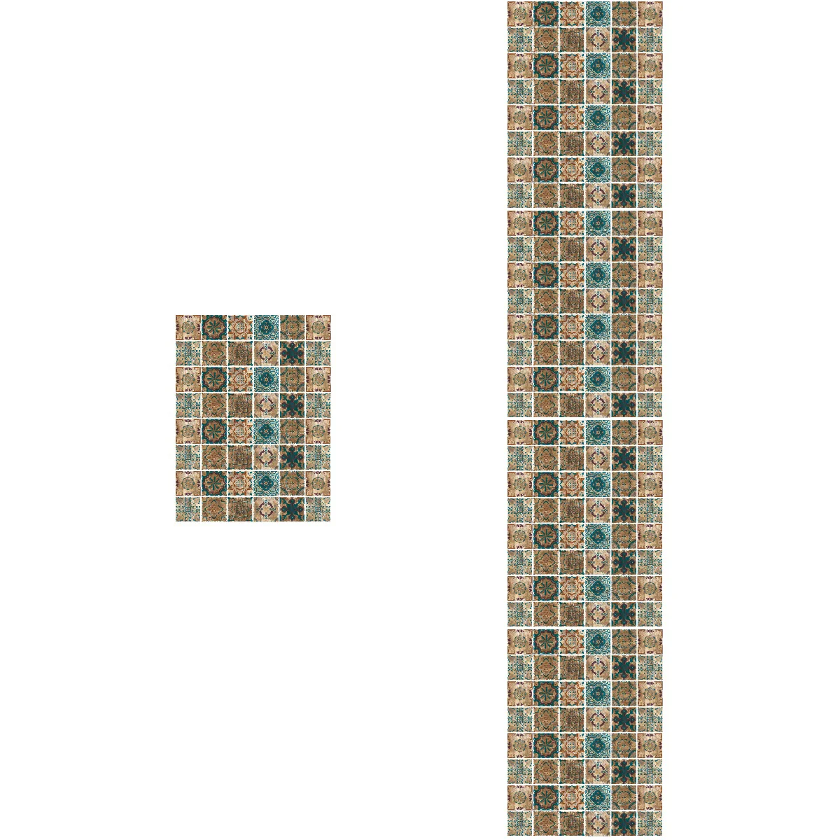 

240 pcs Kitchen Tile Sticker Self-adhesive Wall Stickers Wall Decals Bathroom Tile Decorative Stickers