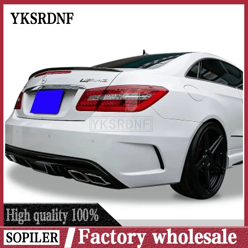 

Спойлер для Mercedes-Benz W212 w207 E-class 2 двери купе 2008-2015 Автомобильный задний цветной спойлер из АБС-пластика для заднего крыла