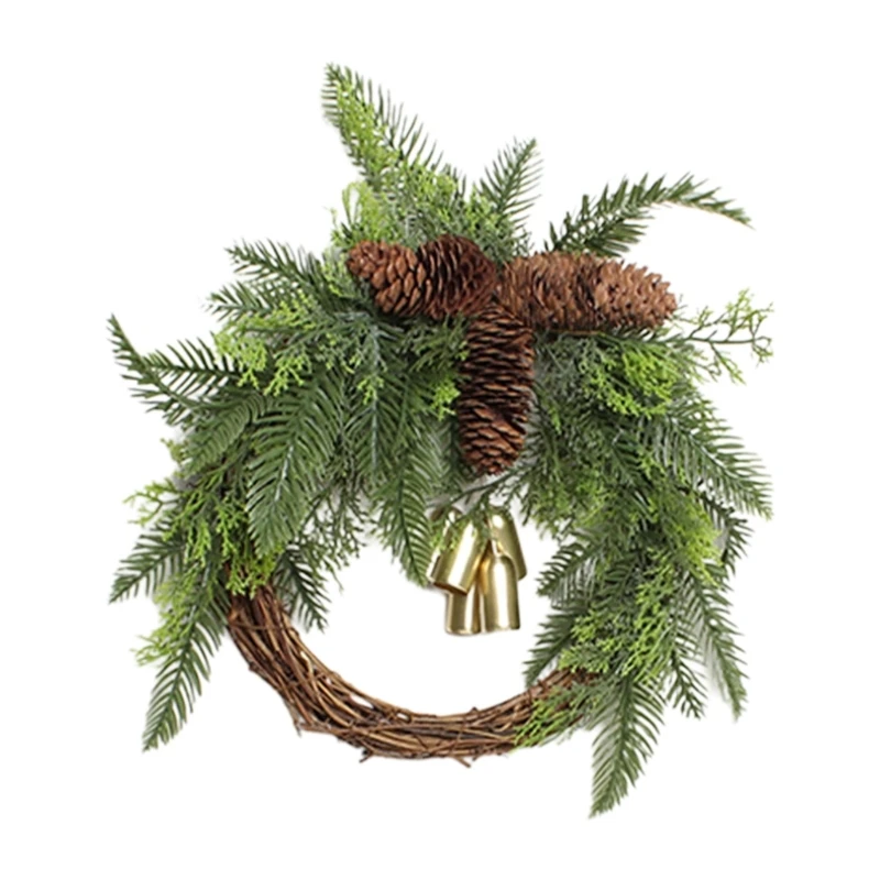 

Artificial Wreath Decors Accessories Christmas Gifts Charms Window Wall Ornament 11XA