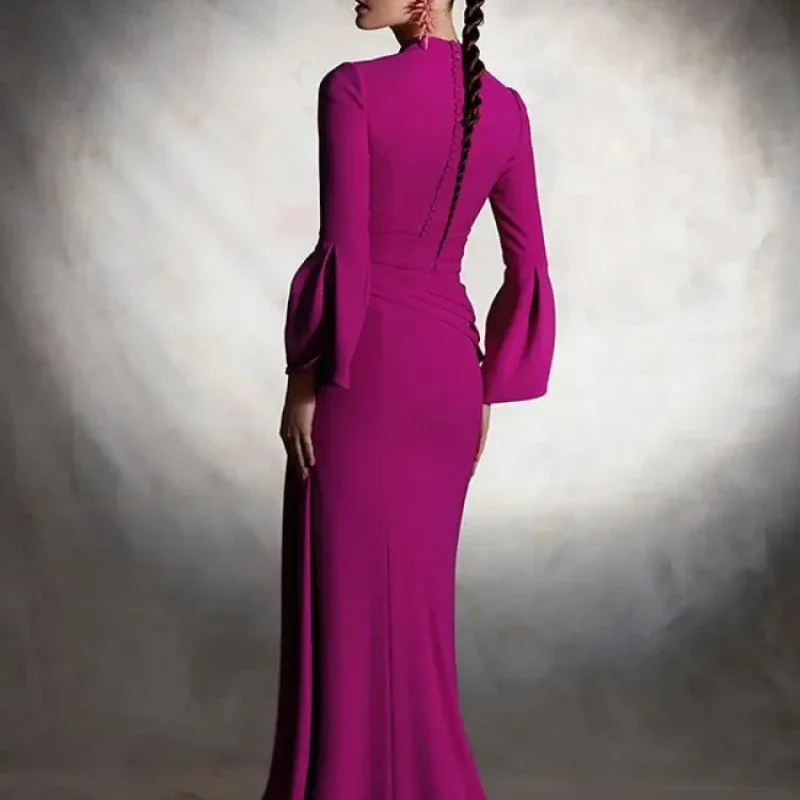 Beautyblue Вечерние платья Женское платье макси Модные глубокие v-образным вырезом