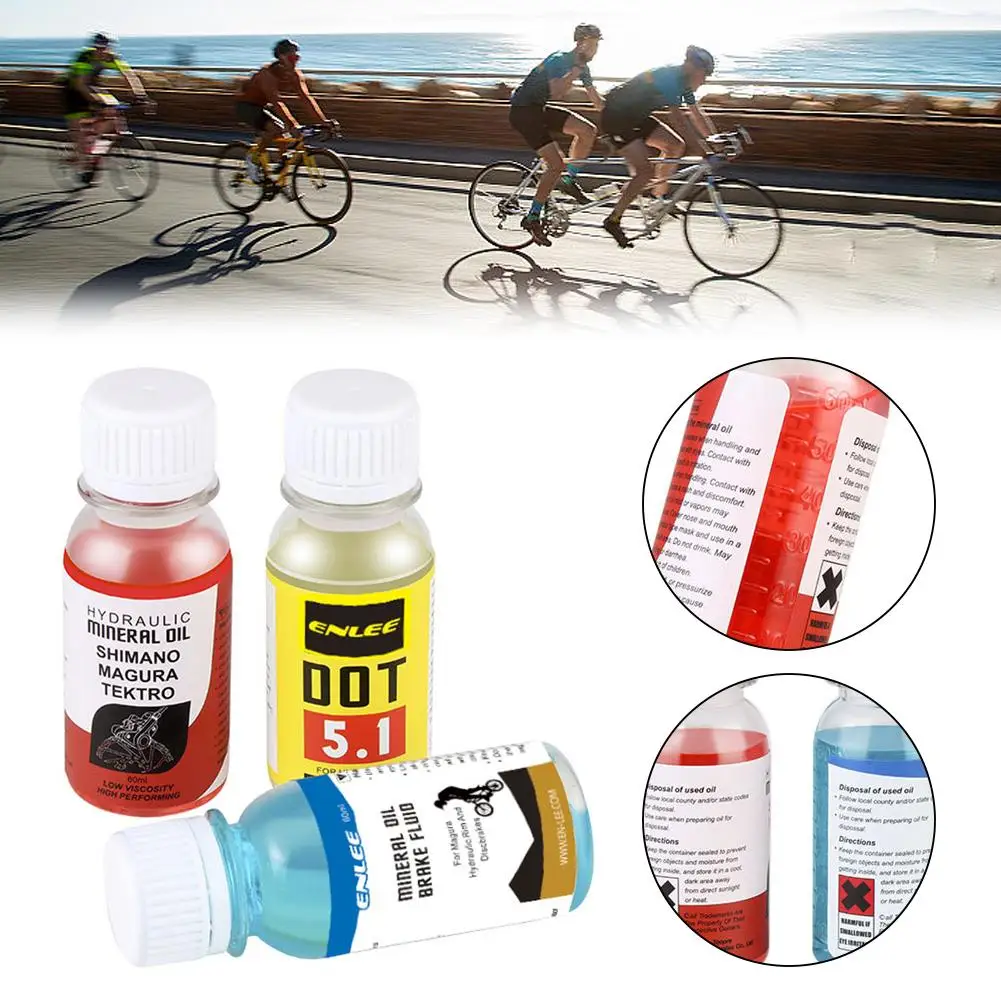 60 мл водительская Тормозная жидкость минеральное масло гидравлический дисковый