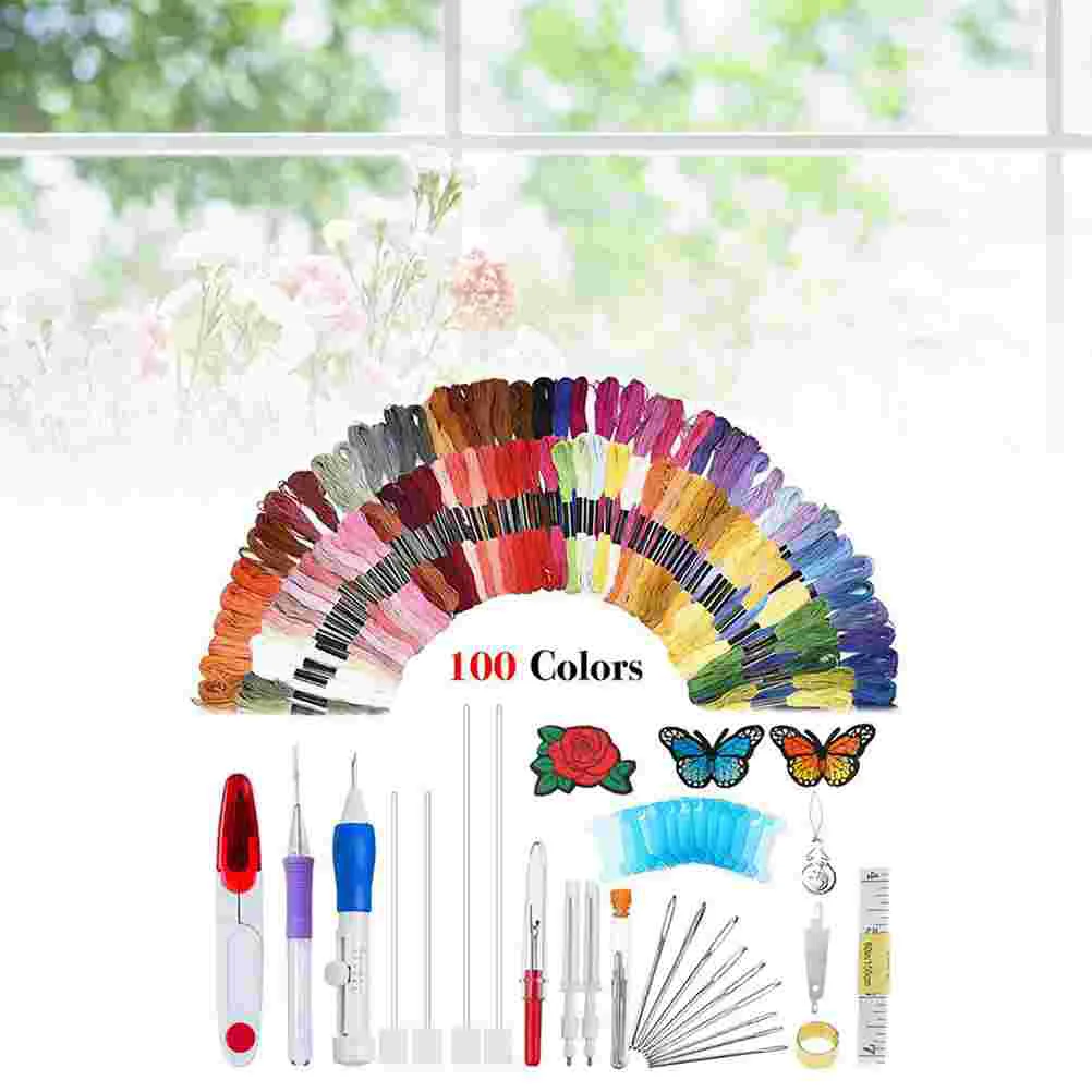 

Embroidery Punch Pen Cross Kit Thread Supplies Setcraft Stampedcrafts Cordknittingneedle Tool Handmaking Patterns Tools Weaving
