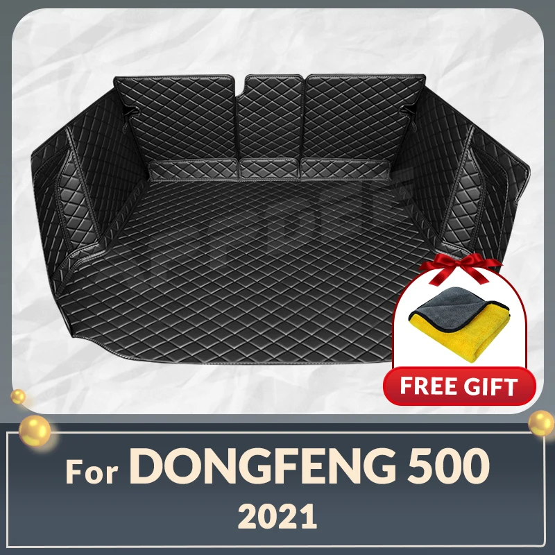

Автомобильный коврик для багажника с полным покрытием для Dongfeng, пейзаж 500, 2021, автомобильная Накладка для багажника, подкладка для груза, защитные аксессуары для интерьера