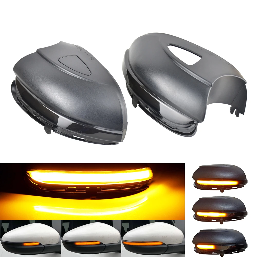 

Turn signal LED dynamic side mirror flashing indicator light sequentially For VW Volkswagen Golf 6 MK6 GTI Touran R20 2008-2014