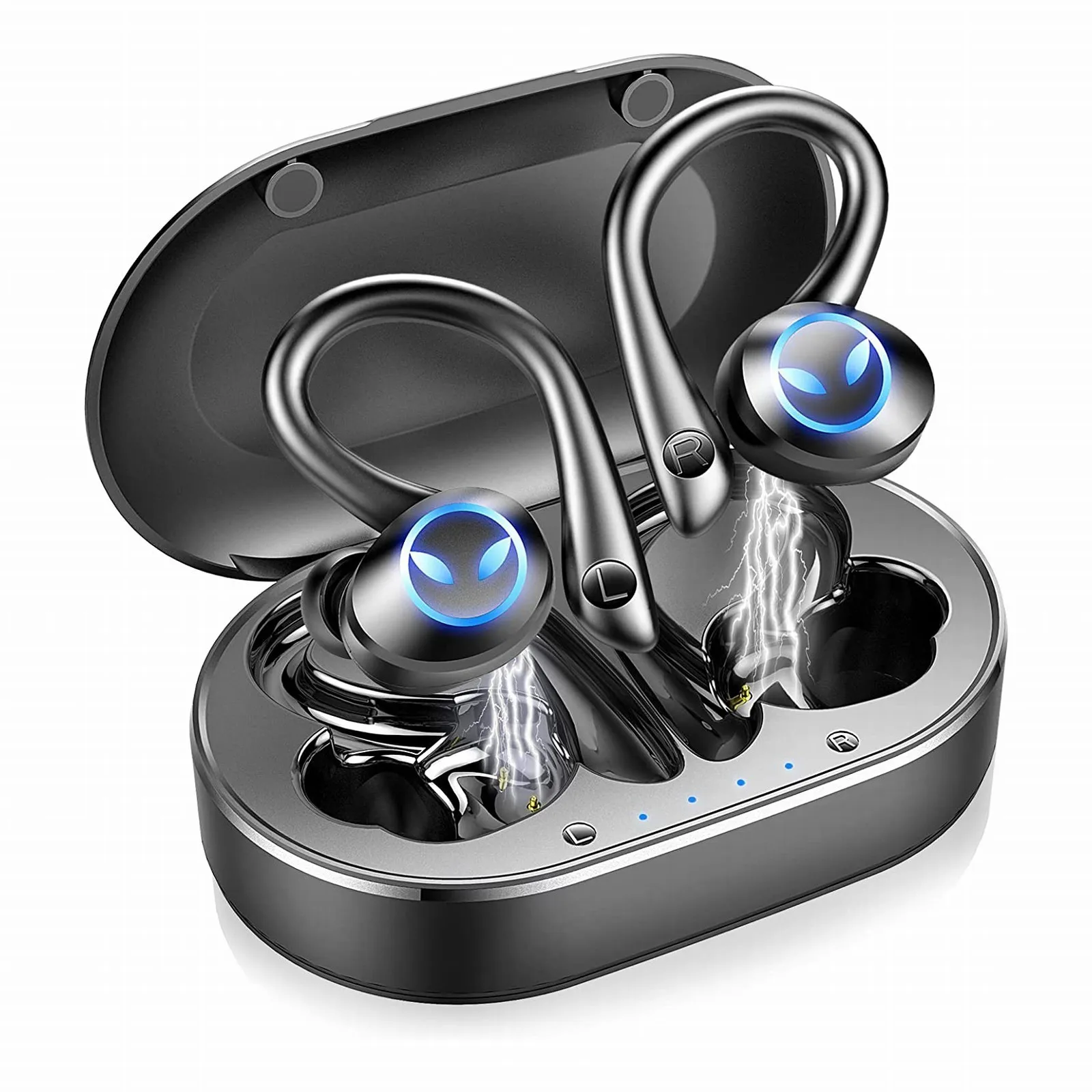 

Наушники с костной проводимостью, беспроводные наушники Bluetooth 5.1, водонепроницаемые спортивные шумоподавляющие наушники для рук с 3