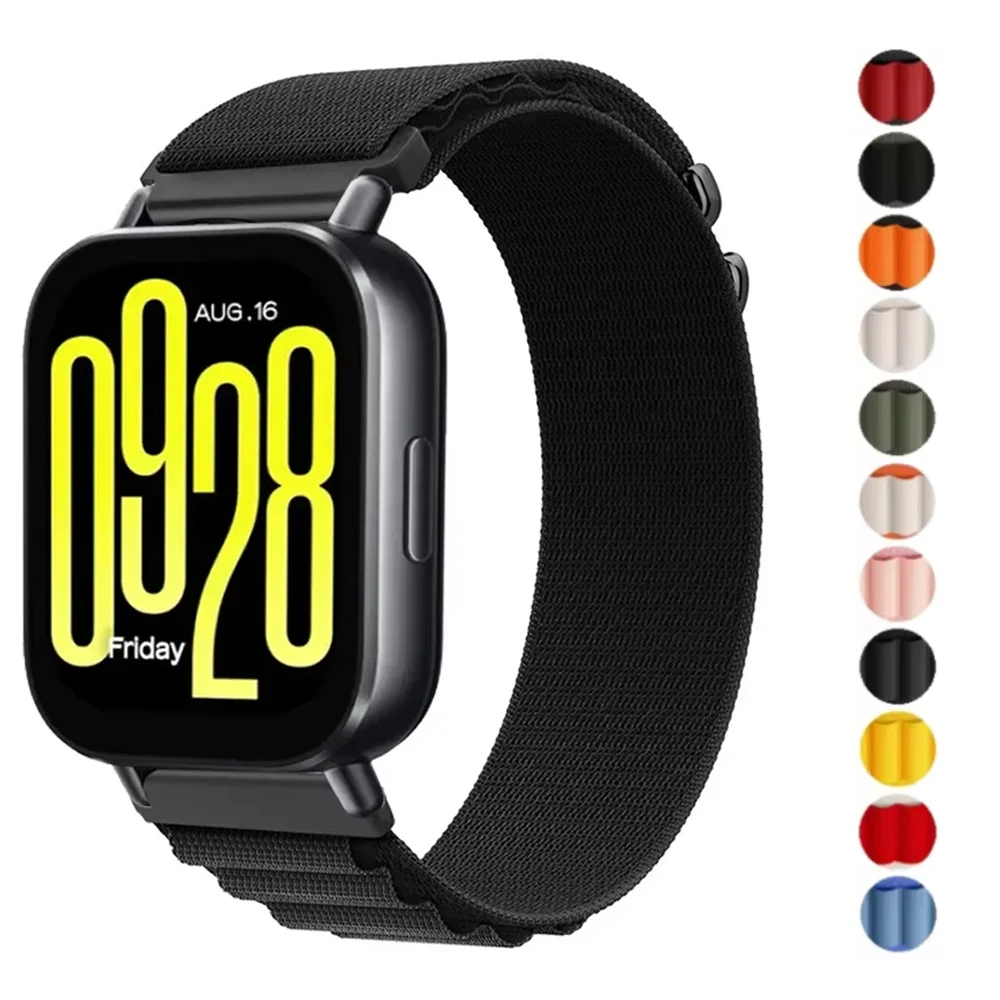 20mm 22mm Nylon Strap for Redmi Watch 5 Active Samsung Galaxy 7 6 Amazfit Balance Breathable Wristband Lite