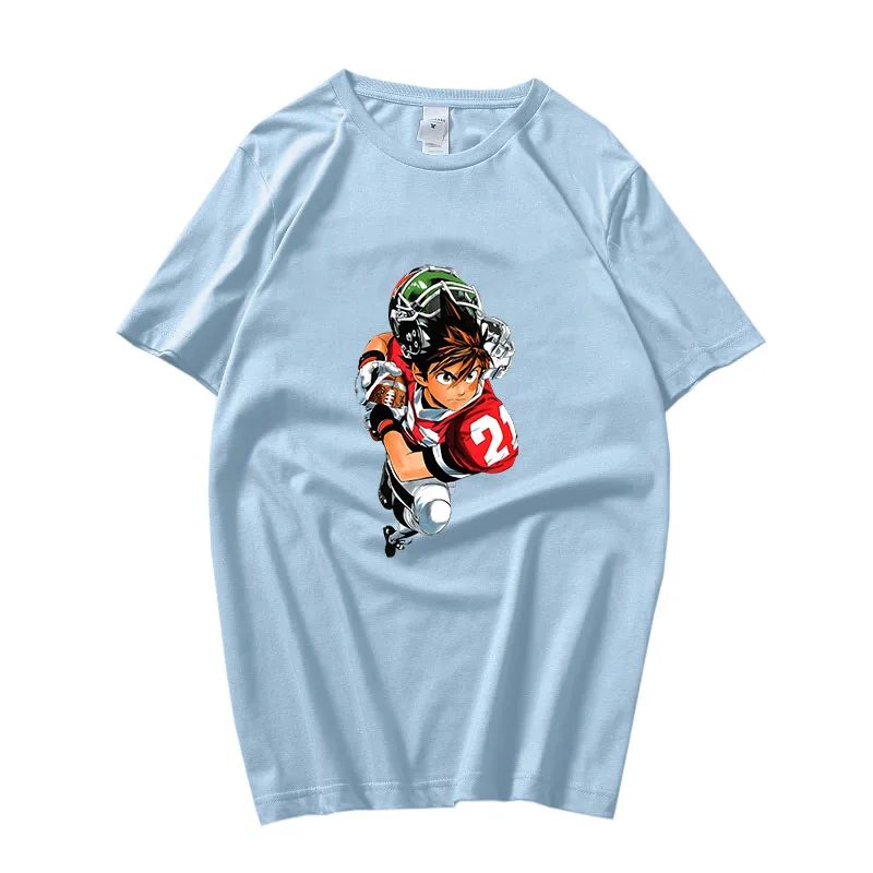 

Eyeshield 21 Kobayakawa Sena Soccer Anime T Shirts WOMEN Cartoon Harajuku T-shirts 100% Cotton Tshirts Football Originality Tees