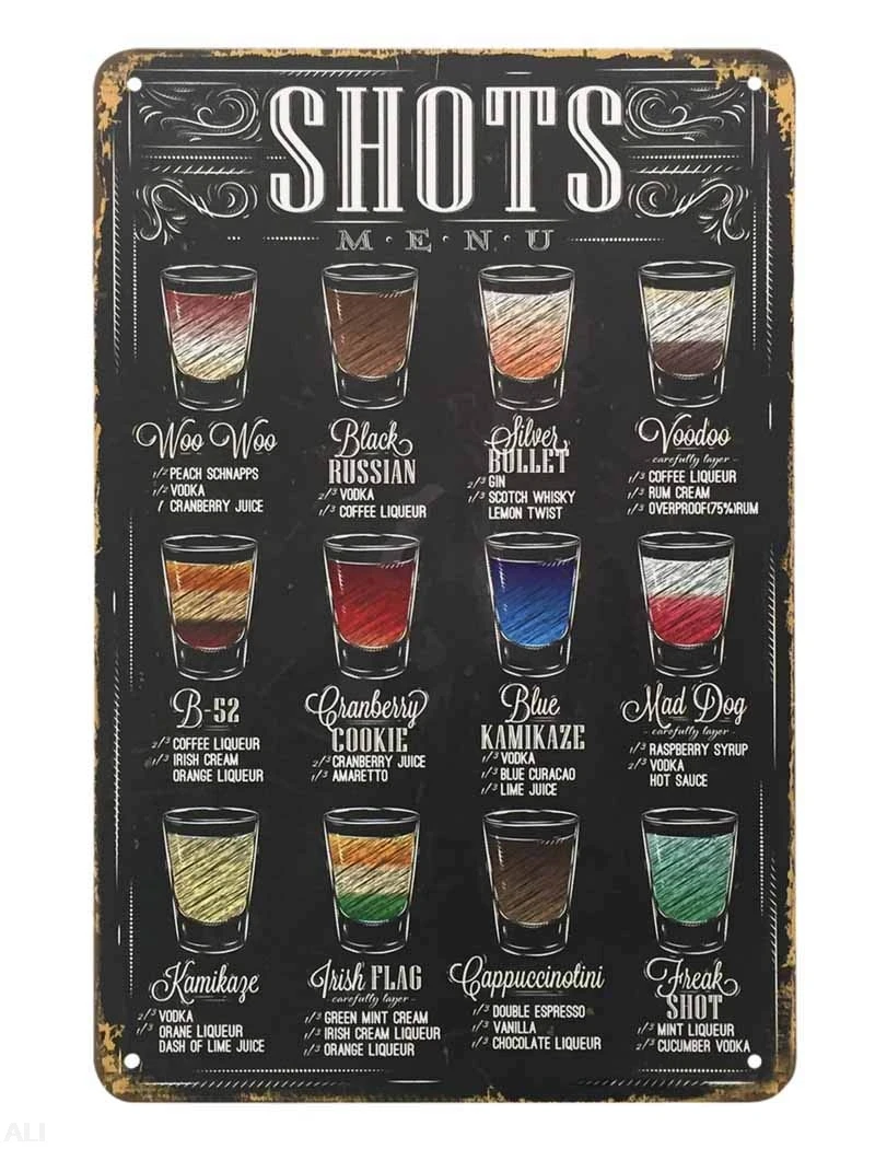 

Металлическая вывеска "Меню"