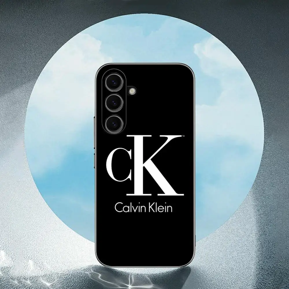 Фото Модный чехол C-Calvin K-Klein для Samsung Galaxy S26 S25 S24 S23 S22 S21 Plus Ultra Note20, мягкий, черный. №2