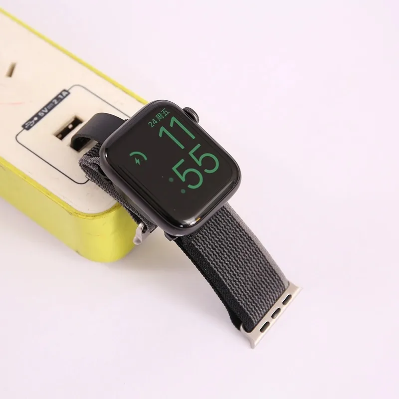 Trail Loop+Charger For apple watch band 49mm 45mm 41mm 44mm 40mm 42mm nylon bracelet for iWatch Ultra series 7 6 5 3 se 8 strap