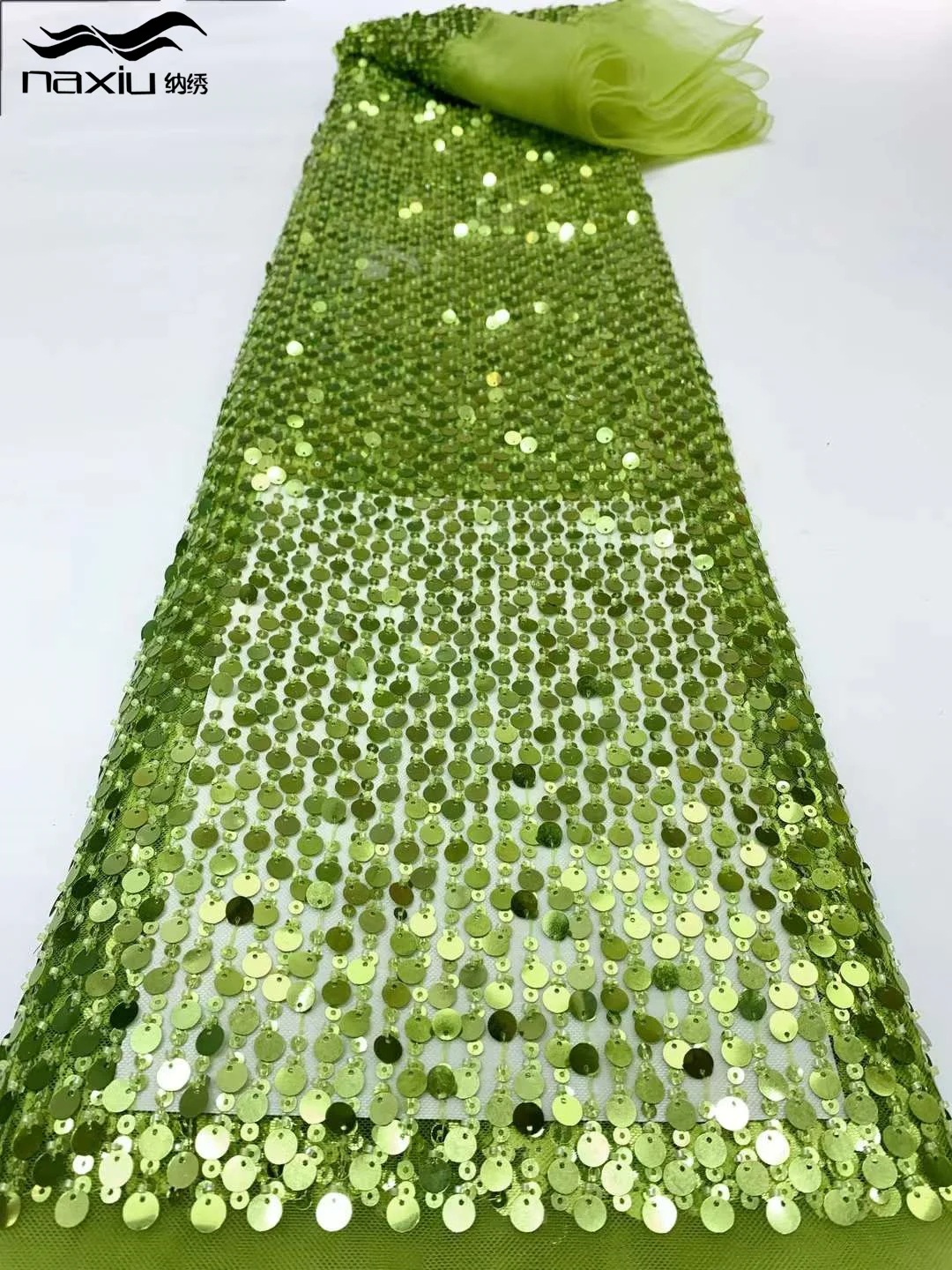 Madison 5-ярдовая высококачественная тяжелая ткань с бисером новейшая африканская