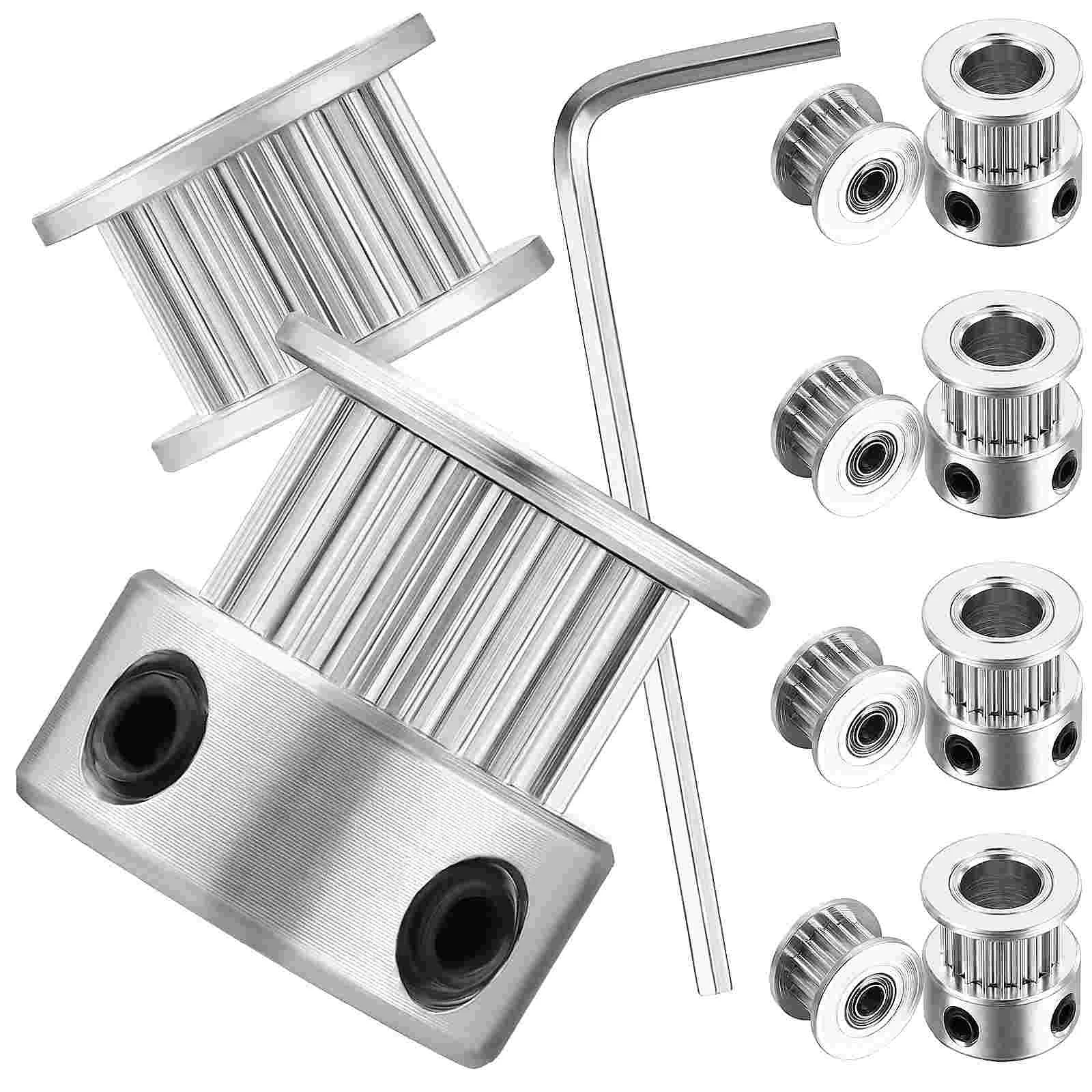 

Pulley Timing Idler 3D Synchronous Wheel Belt Teeth Accessory Aluminum Parts Mechanical Printing Pulleys Gear Wheels Alloy