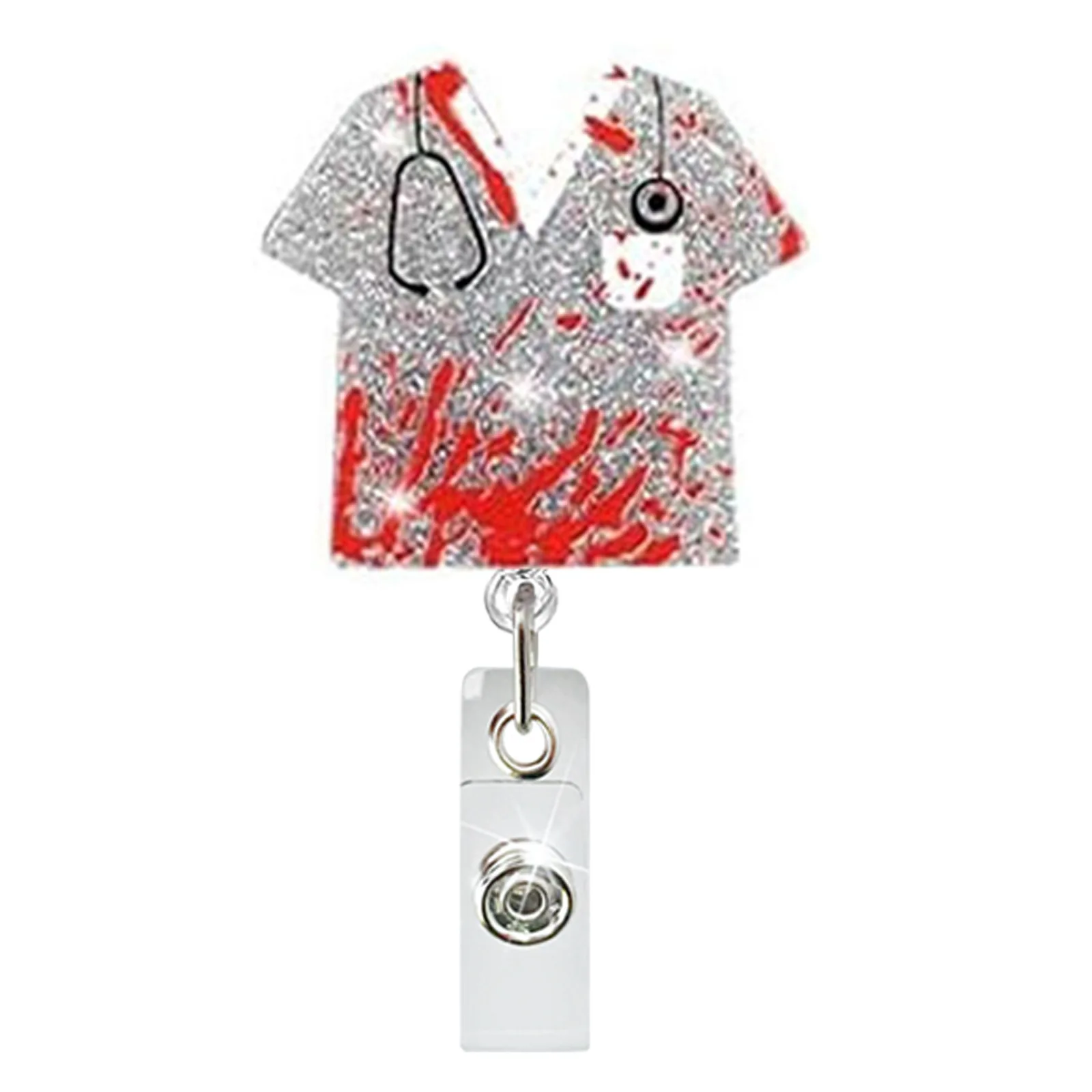 Держатель для документов с вращающимся именем на клипсе