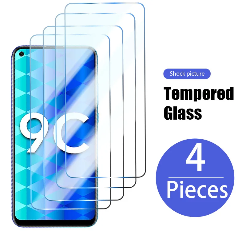 4 шт. закаленное стекло для Hawei Honor 10 9 30 20 Pro Lite 30i 20i 10i Защита экрана 10X 9X 8X 8A 9A 9C 8C |