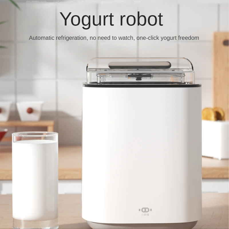 

Automatic Refrigeration Yogurt Machine Multi-functional Home Small Natto Smart Sour Greek Milk Ferment Kitchen Appliance 발효기계