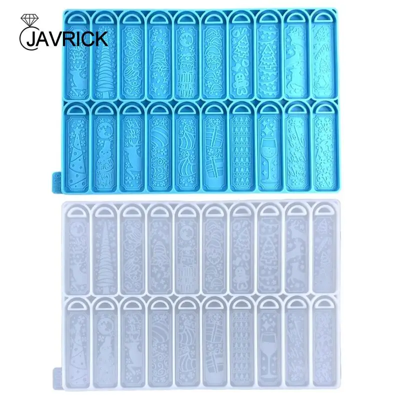 

Рождественская коллекция закладок, брелок, эпоксидная силиконовая форма для подвески