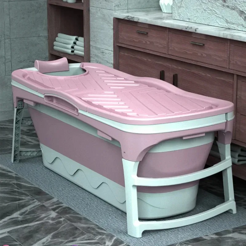 Ванны для ванной комнаты Портативная ванна взрослых Мобильная простая спа-салон