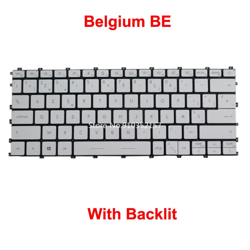 UK FR RU CS SW Бельгия Клавиатура с подсветкой для MSI Summit E13 Flip EVO A11MT MS13P2 Швейцария