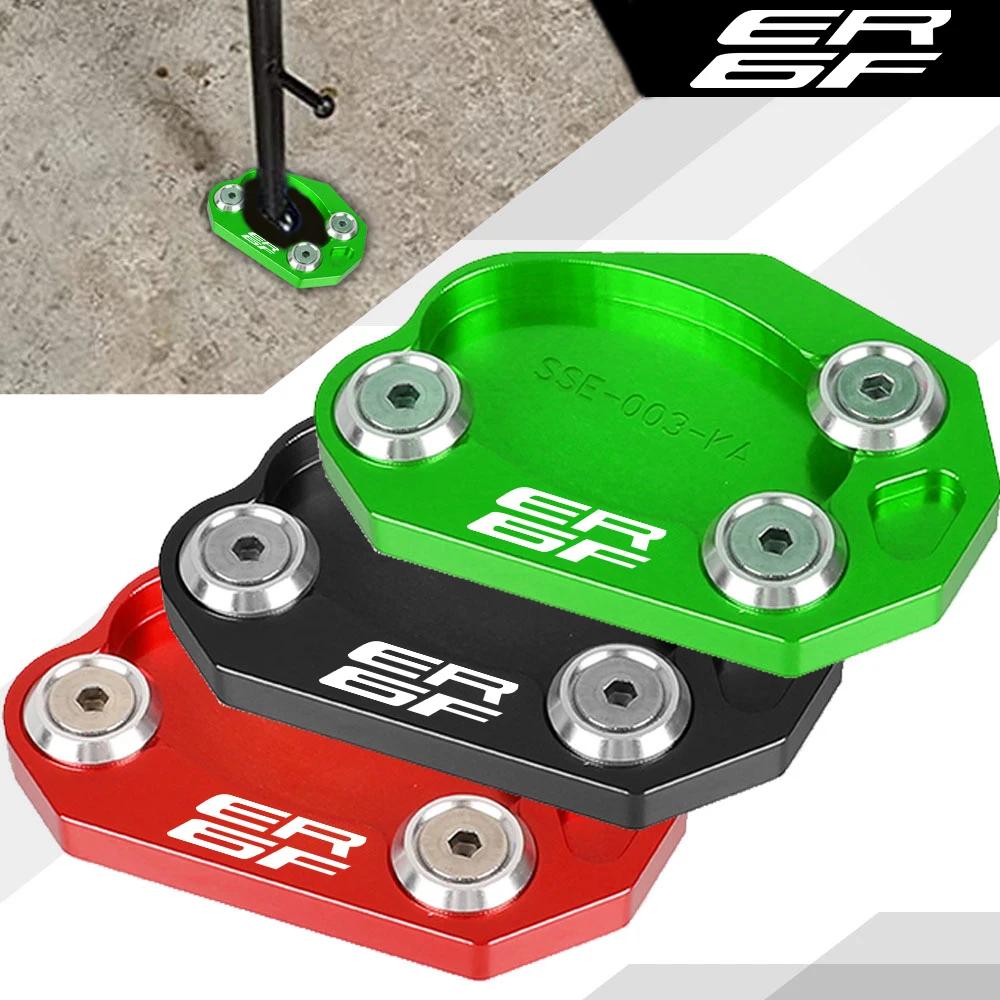 

Motorcycle Side Stand Enlarger Sled Sidestand Kickstand Foot Pad For Kawasaki ER-6N ER-6F EX-6 ER6N ER6F EX6 2012 2013 2014-2017