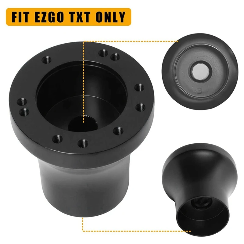 Адаптер для крепления гольф-мобиля EZGO адаптер руля TXT/RXV черный