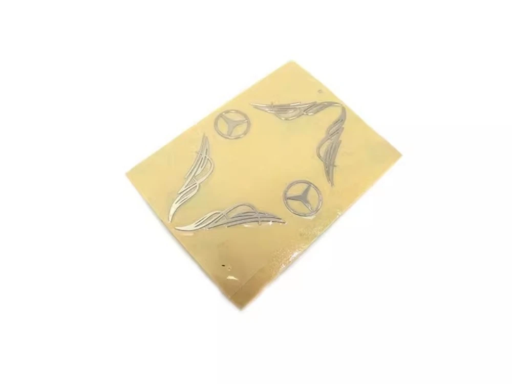 1/14 тягач прицеп металлические оконные наклейки значок Подходит для Tamiya R470 R620 770s