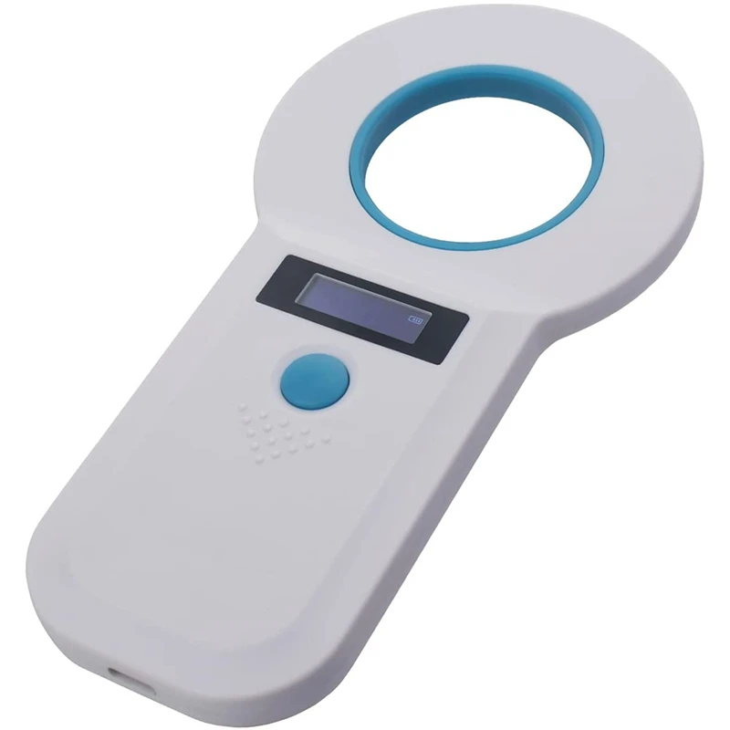 

Сканер для считывания микрочипов домашних животных, RFID EMID портативный чип для сканера, перезаряжаемый сканер для хранения данных с биркой д...