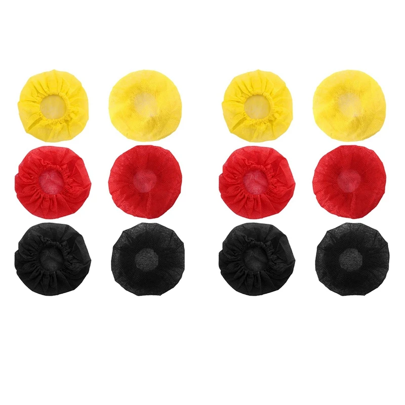 

400 Pieces Disposable Microphone Cover Non-Woven Microphone Cover For KTV Recording Room News Gathering