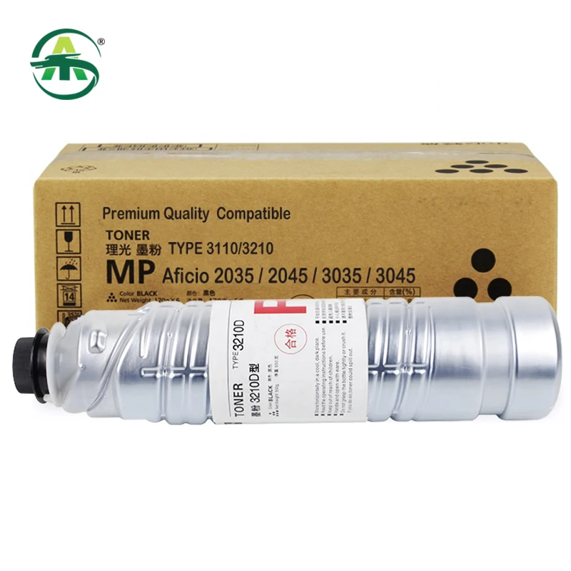 

MP3210 Copier Toner Cartridge Compatible for RICOH Aficio 2035 2045 3035 3045 Copier Cartridges Powder Supplies Bk550g 1PC