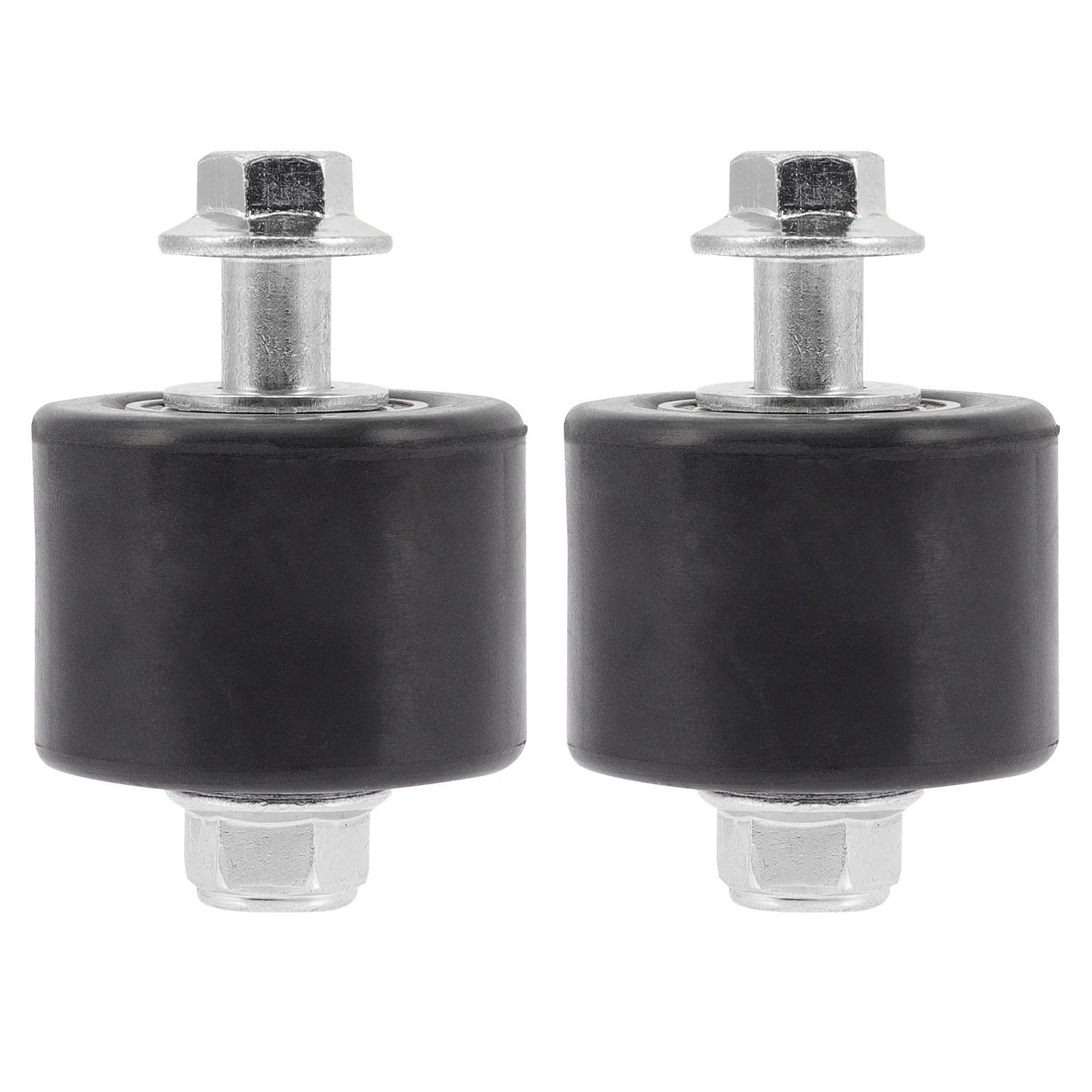 

2 Pcs Motorcycle Skid Wheel Chain Tensioner Mini Bike Wheels Chains Guide Sprocket Attachment Roller