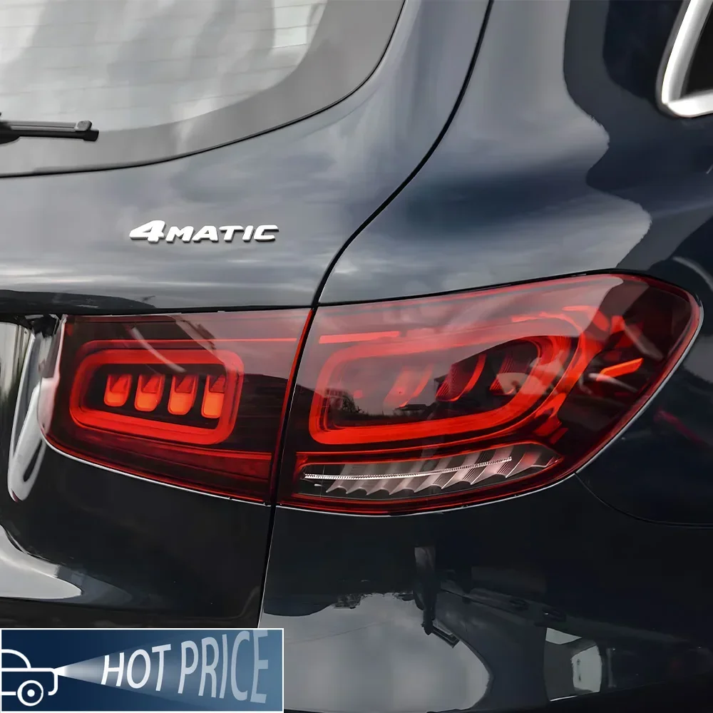 Фото Для Benz GLC 200 260 300 W253 2015-2021 светодиодные автомобильные задние фонари в сборе, обновление, новый стиль, динамический мигающий сигнальный светильник, аксессуары №1